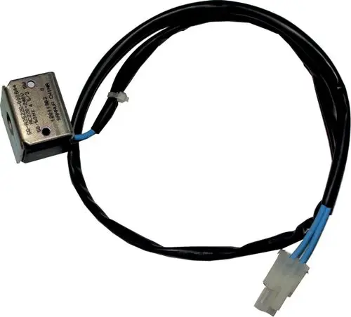 Spule mit Kabeln und Stecker, verwendet in Wolf-Produkten, wie beispielsweise dem BWL-1S-10/14, zur elektrischen Steuerung.